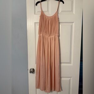 GAP Blush Sleeveless Maxi Dress